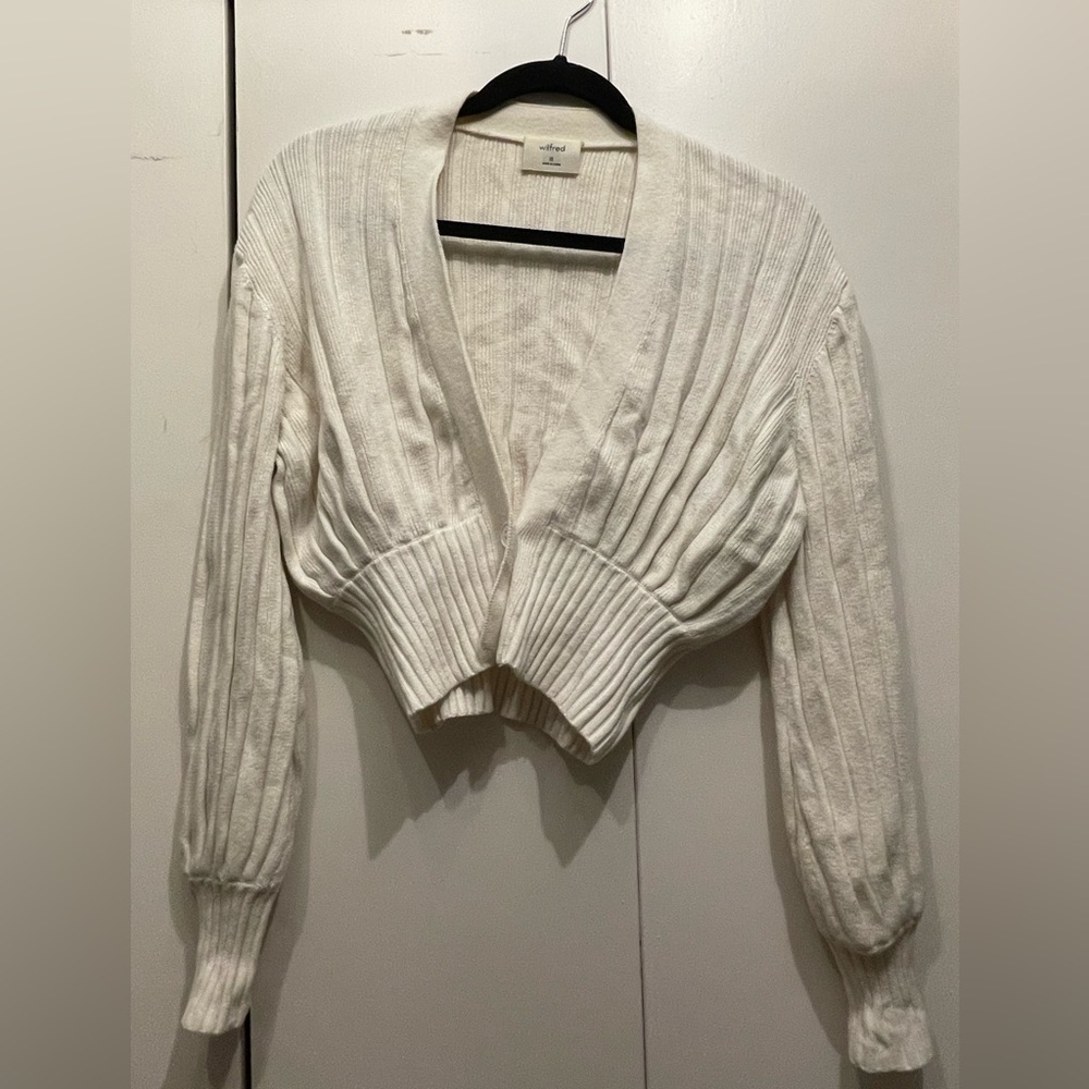 EUC Wilfred Plunge Front Cardigan